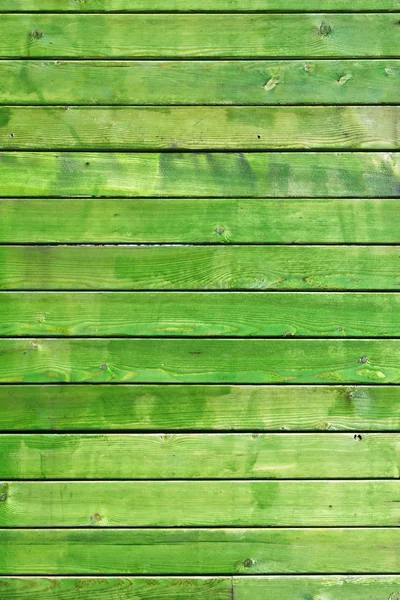 Groene geschilderde houten panelen achtergrond — Stockfoto