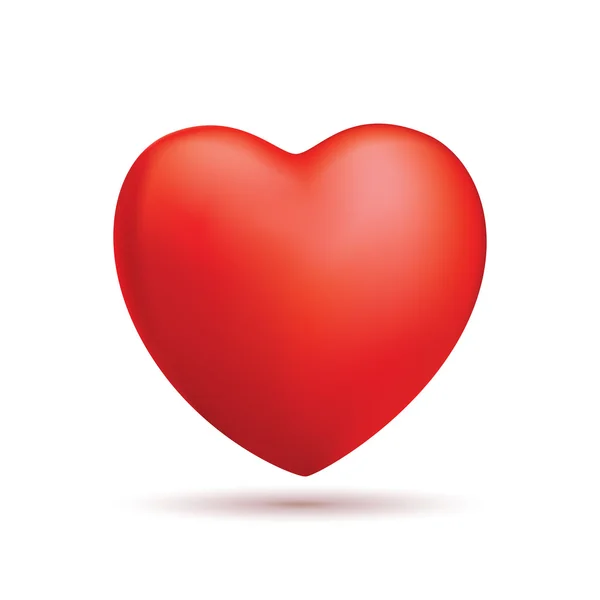 Realistic Heart Icon — Stock Vector