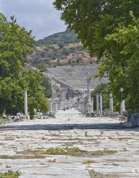 Antike Stadt des Ephesus — Stockfoto