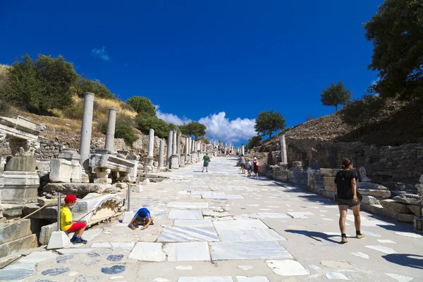 Antike Stadt von Ephesus, Izmir, Türkei — Stockfoto