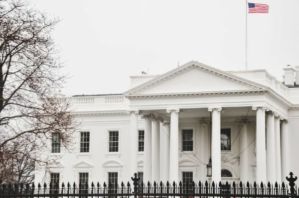 Washington Eua Janeiro 2019 Exterior Casa Branca Washington Capital Dos — Fotografia de Stock