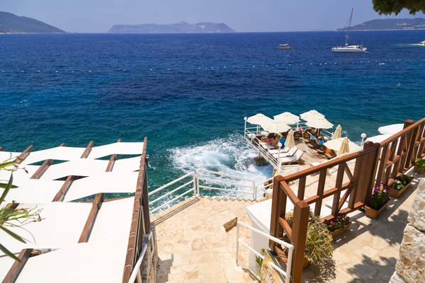 Antalya, Türkiye'nin yakınlarında kaş kasaba — Stok fotoğraf