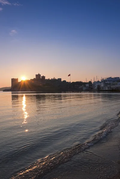 Günbatımı, Türkiye'de Bodrum'da — Stok fotoğraf