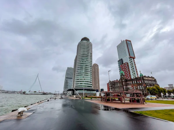 Rotterdam Holandia Października 2021 Hotel New York Jest Hotelem Rotterdamie — Zdjęcie stockowe