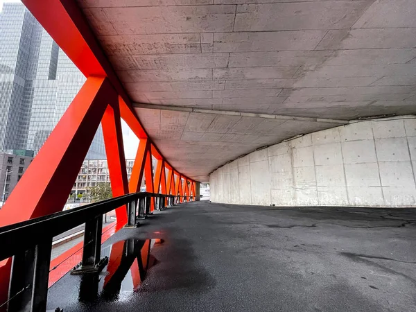 Architecture Moderne Avec Des Tours Affaires Centre Ville Rotterdam Rotterdam — Photo