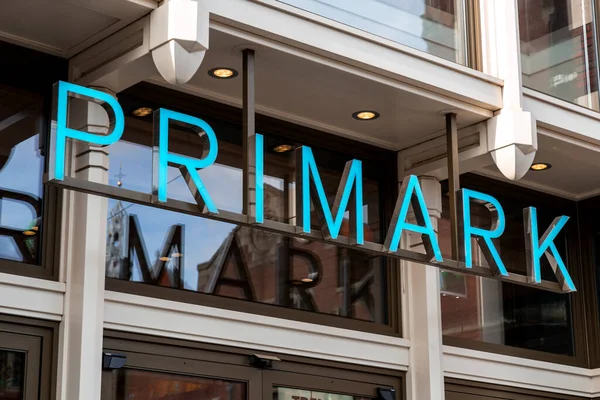 Amsterdam Oktober 2021 Logo Teken Van Winkel Primark Amsterdam Primark — Stockfoto