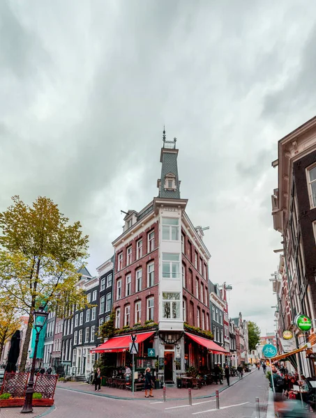 Amsterdam Niederlande Oktober 2021 Street View Und Allgemeine Architektur Amsterdam — Stockfoto