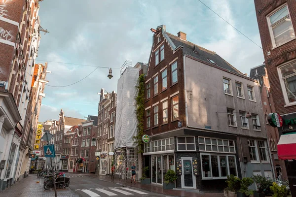 Amsterdam Niederlande Oktober 2021 Street View Und Allgemeine Architektur Amsterdam — Stockfoto