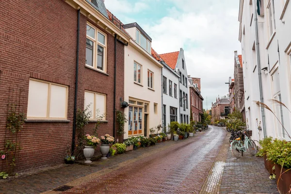 Haarlem Países Bajos Octubre 2021 Vista Calle Arquitectura Genérica Haarlem — Foto de Stock