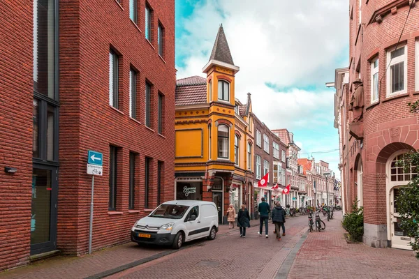 Haarlem Niederlande Oktober 2021 Street View Und Allgemeine Architektur Haarlem — Stockfoto