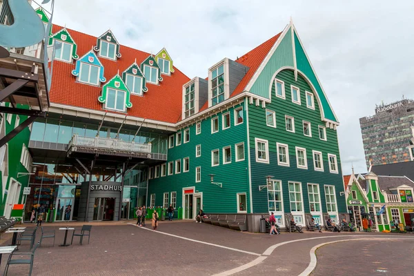 Amsterdam Netherlands October 2021 Street View Typican Architecture Zaandam City — Stock Photo, Image