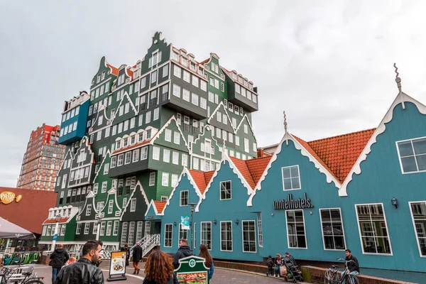 Amsterdam Netherlands October 2021 Exterior View Inntel Hotel Located Zaandam — Stock Photo, Image