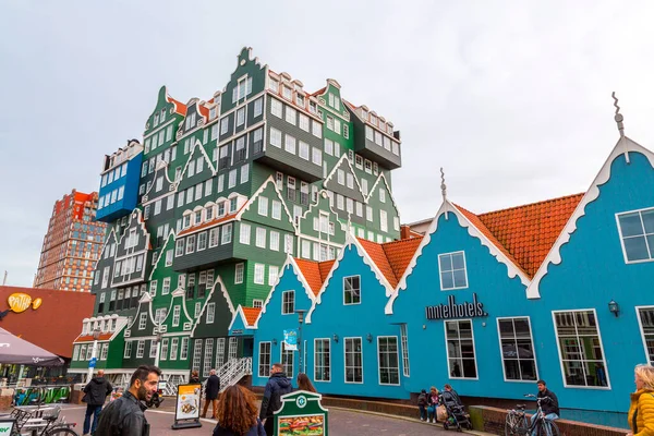 Amsterdam Netherlands October 2021 Exterior View Inntel Hotel Located Zaandam — Stock Photo, Image