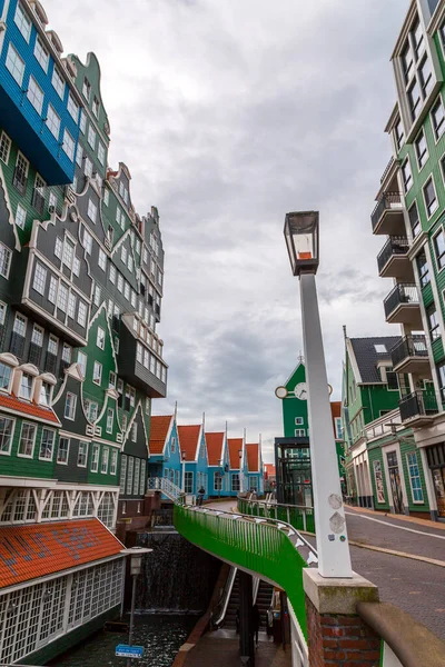 Amsterdam Netherlands October 2021 Street View Typican Architecture Zaandam City — Stock Photo, Image