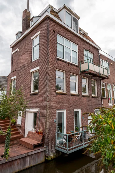 Street View Typican Architecture Zaandam City North Holland Países Bajos —  Fotos de Stock