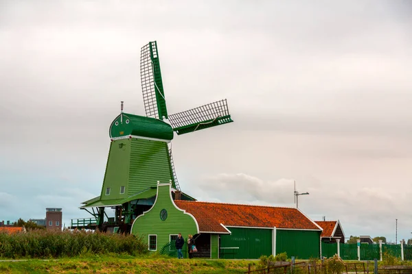 Zaandam Netherlands October 2021 Zaanse Schans Neighbourhood Zaandam Zaandijk Netherlands — Stock Photo, Image