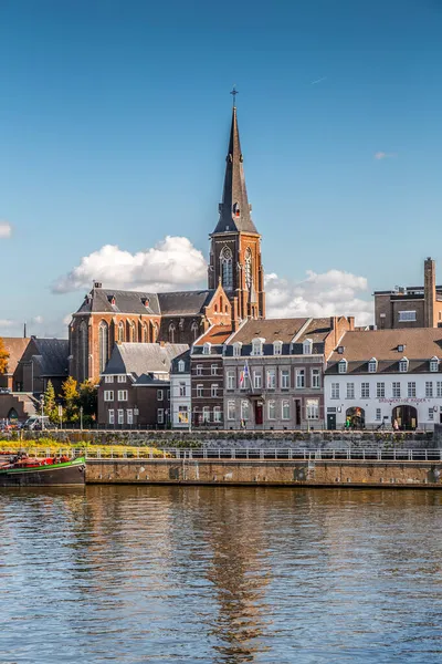 Maastricht Oktober 2021 Sint Martinuskerk Sint Maartenskerk Aan Maas Maastricht — Stockfoto