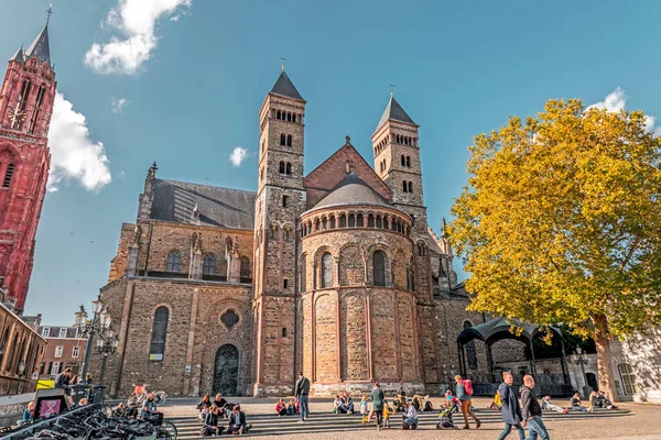 Maastricht Pays Bas Octobre 2021 Basilique Saint Servace Église Saint — Photo