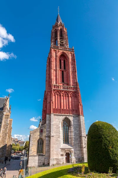 Maastricht Hollande Octobre 2021 Tour Gothique Calcaire Sint Janskerk Maastricht — Photo