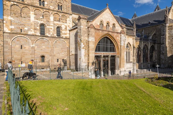 Maastricht Olanda Ottobre 2021 Basilica San Servazio Chiesa San Giovanni — Foto Stock