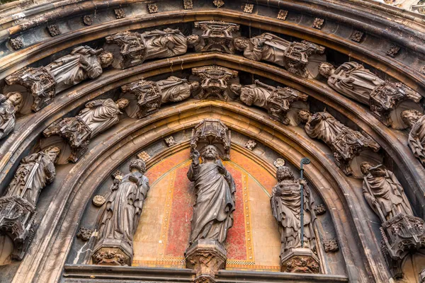 Schnitzereien Tor Der Sankt Servatius Basilika Maastricht Niederlande Der Komplex — Stockfoto