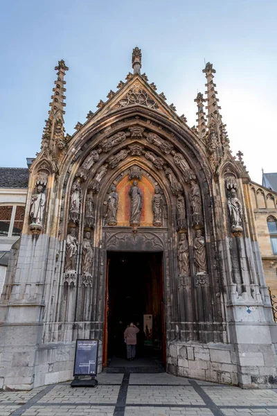 Μάαστριχτ Ολλανδία Οκτωβρίου 2021 Βασιλική Του Αγίου Servatius Και Εκκλησία — Φωτογραφία Αρχείου