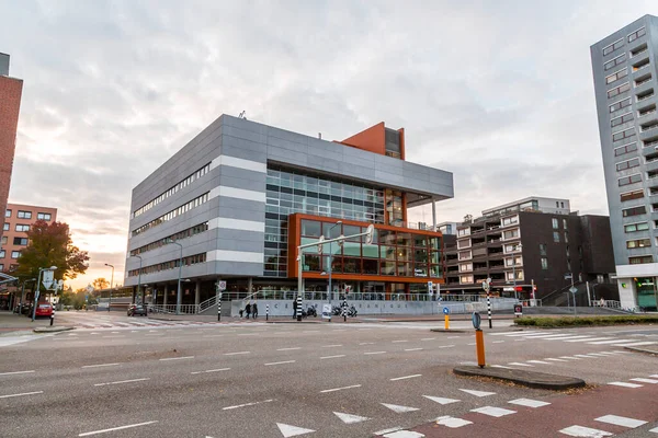 Maastricht Holland Oktober 2021 Byggnader Längs Avenue Ceramique Huvudgatan Keramiska — Stockfoto