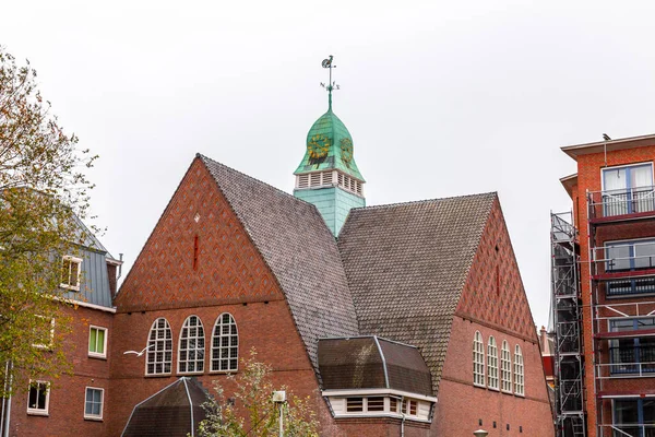 Nassaukerk Wittenkade Amsterdam Hollanda Bir Protestan Kilisesi — Stok fotoğraf