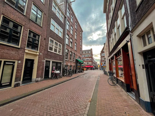 Amsterdam Niederlande Oktober 2021 Street View Und Allgemeine Architektur Amsterdam — Stockfoto