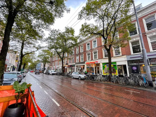 Rotterdam Octubre 2021 Vista Calle Arquitectura Genérica Desde Centro Rotterdam — Foto de Stock