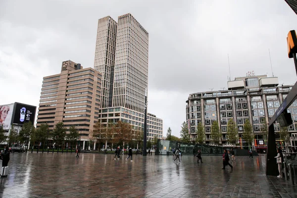 Rotterdam October 2021 Street View Generic Architecture Downtown Rotterdam Rotterdam — Stock Photo, Image