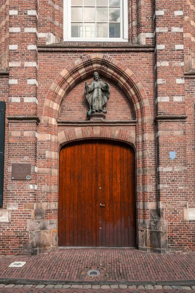 레이던 네덜란드 2021 Louis Church Heilige Lodewijkkerk Leiden South Holland — 스톡 사진