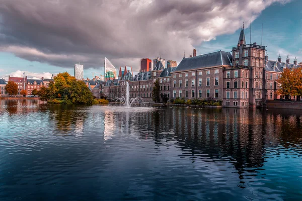 オランダ議会議事堂 オランダ語 Binnenhof Den Haag ハーグ — ストック写真