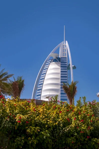 Dubai Uae February 2012 Exterior View Seven Star Hotel Burj — Stock Photo, Image