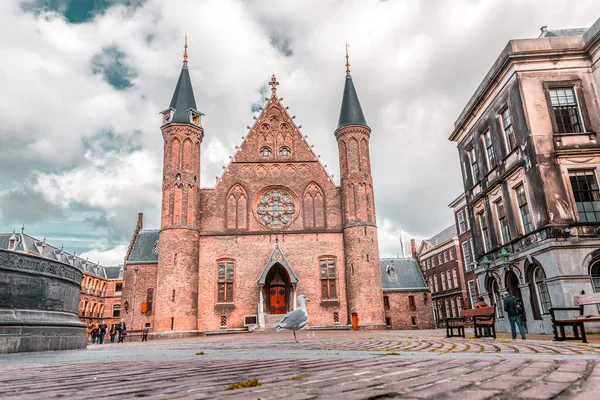 Haye Pays Bas Octobre 2021 Bâtiment Historique Parlement Néerlandais Binnenhof — Photo