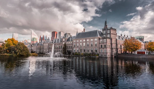 Hague Netherlands October 2021 Historical Dutch Parliament Building Binnenhof Den — Stock Photo, Image