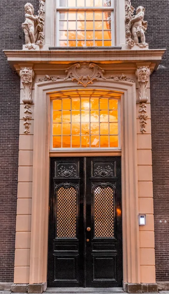 Haag Nizozemsko Října 2021 Pohled Ulici Obecná Architektura Haagu Den — Stock fotografie