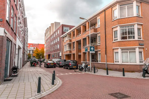 Hague Netherlands October 2021 Street View Generic Architecture Hague Den — Stock Photo, Image