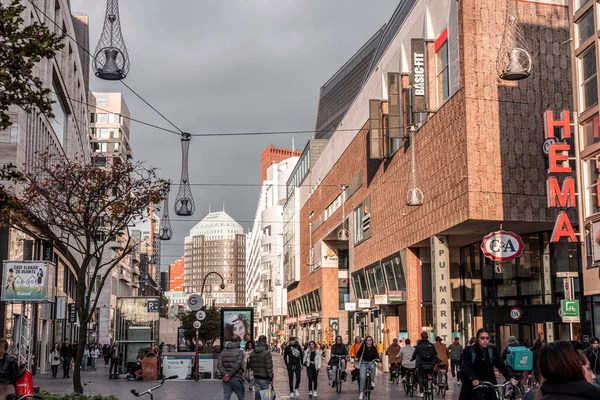 Haye Pays Bas Octobre 2021 Grote Marktstraat Est Une Des — Photo