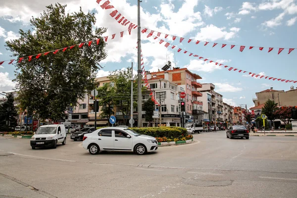 Yenisehir Bursa Turkey Серпня 2021 Generic Architecture Street Yenisehir Town — стокове фото