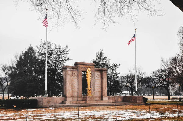 Washington Usa January 2019 Second Division Memorial Located President Park — Stock Photo, Image