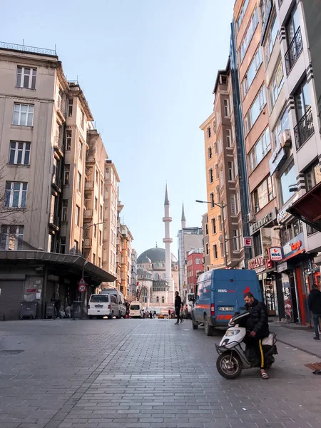 Istanbul Turquie Mars 2021 Détail Architectural Dans Les Rues Istanbul — Photo