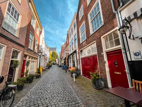 Leiden Países Bajos Octubre 2021 Street View Genic Architecture Leiden — Foto de Stock