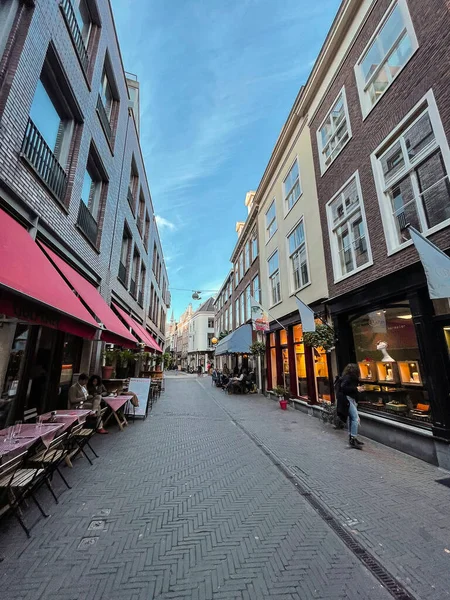 オランダのハーグ 2021年10月7日 オランダのデン ハーグの通りの景色と一般建築 ハーグ ハーグ オランダの北海の西海岸に位置する都市 — ストック写真