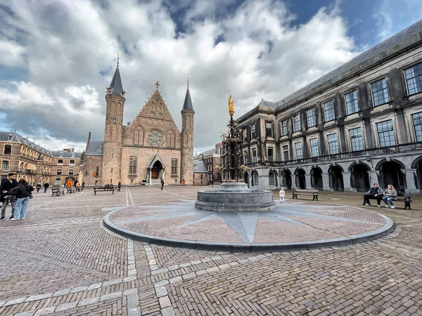 Χάγη Κάτω Χώρες Οκτωβρίου 2021 Ιστορικό Κτίριο Του Ολλανδικού Κοινοβουλίου — Φωτογραφία Αρχείου