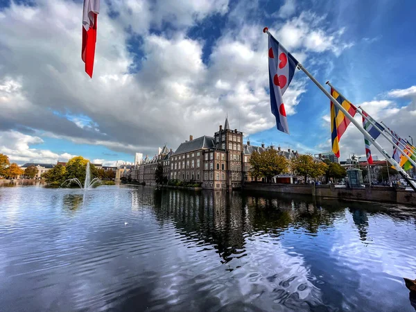 Haye Pays Bas Octobre 2021 Bâtiment Historique Parlement Néerlandais Binnenhof — Photo