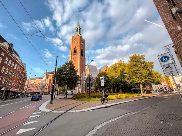 Haga Holandia Ktz 2021 Wielki Kościół Lub Kościół Jakuba Języku — Zdjęcie stockowe