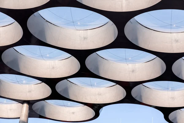 Modernes Architektonisches Detail Vom Hauptbahnhof Von Utrecht Niederlande — Stockfoto