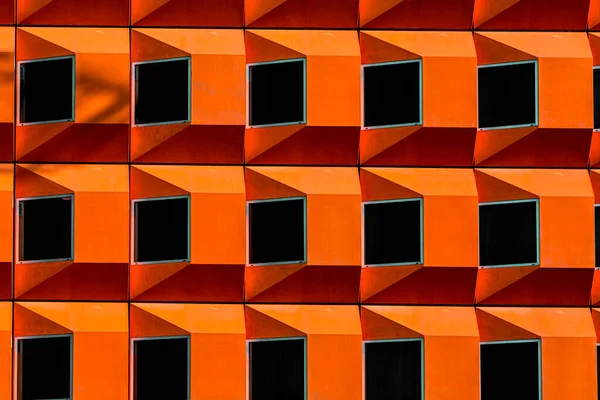 オランダのユトレヒトの建築から現代的な建築の詳細 — ストック写真