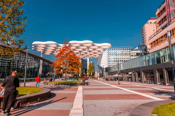 Utrecht Oct 2021 Utrecht Central Station Transit Hub Integrates Two — Stock Photo, Image